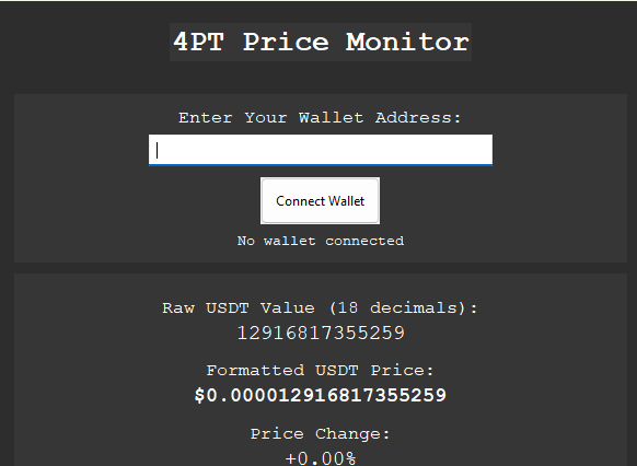 4PT Price Monitor