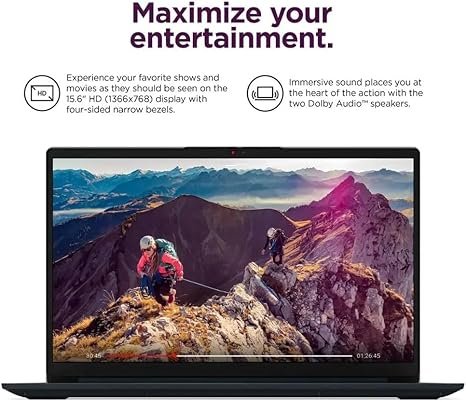 Lenovo IdeaPad 15.6 inch Laptop Computer with Microsoft 365 Home and Business • 12GB RAM • 256GB PCIe SSD • Intel Core • Wi-Fi 6 • 1TB Cloud Storage • 11HR Battery • Windows 11 • WOWPC Recovery USB - Image 4